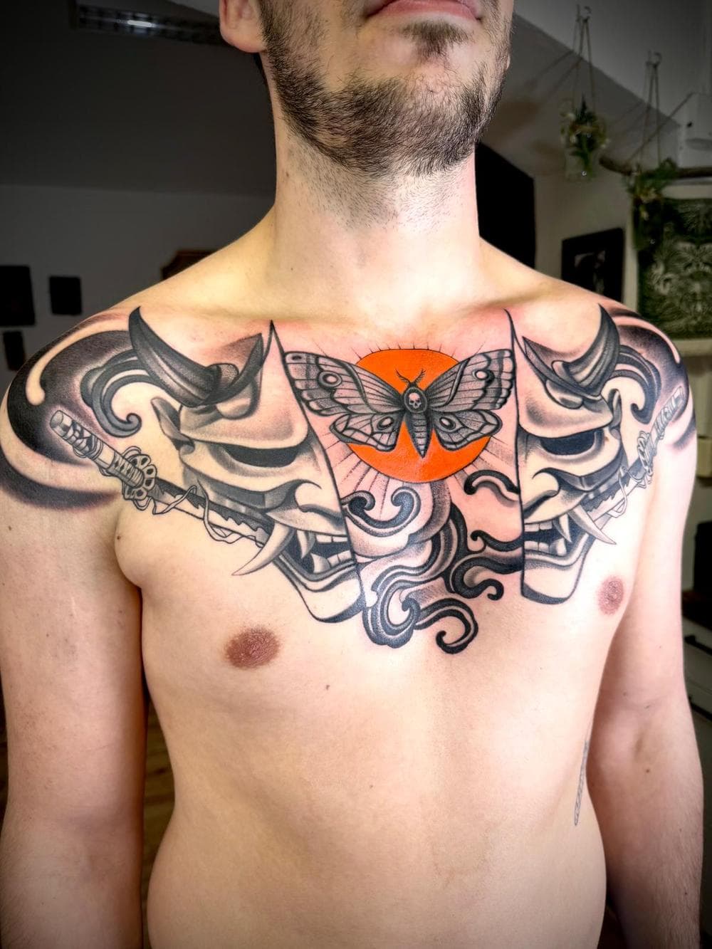 Arbeit von Gasttätowierer